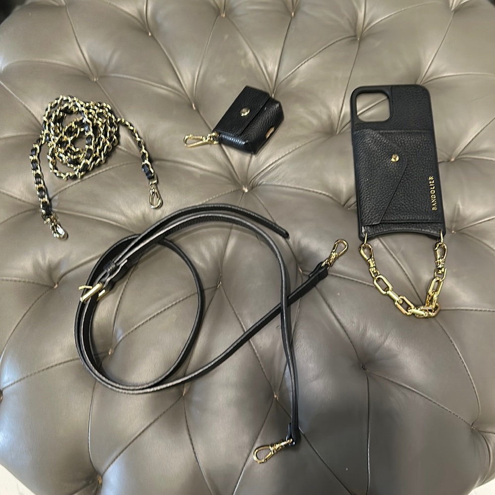Bandolier case 12 pro max iPhone, 3 straps and AirPods case